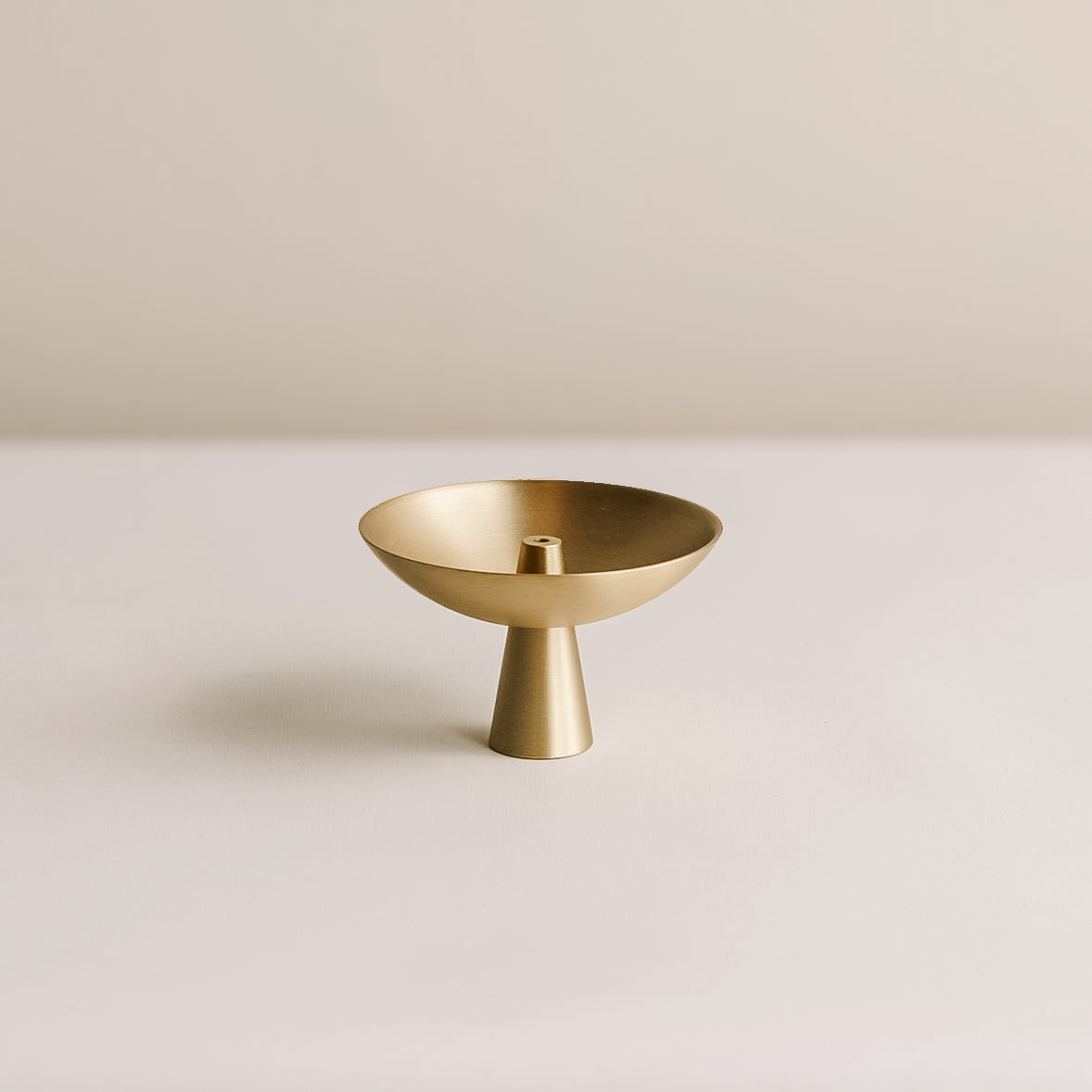 Matt Brass Incense Holder